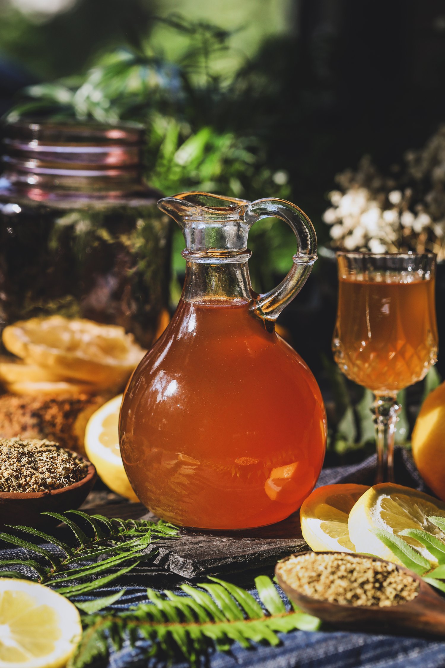 Elderflower Cordial Made with Fresh or Dried Elderflowers